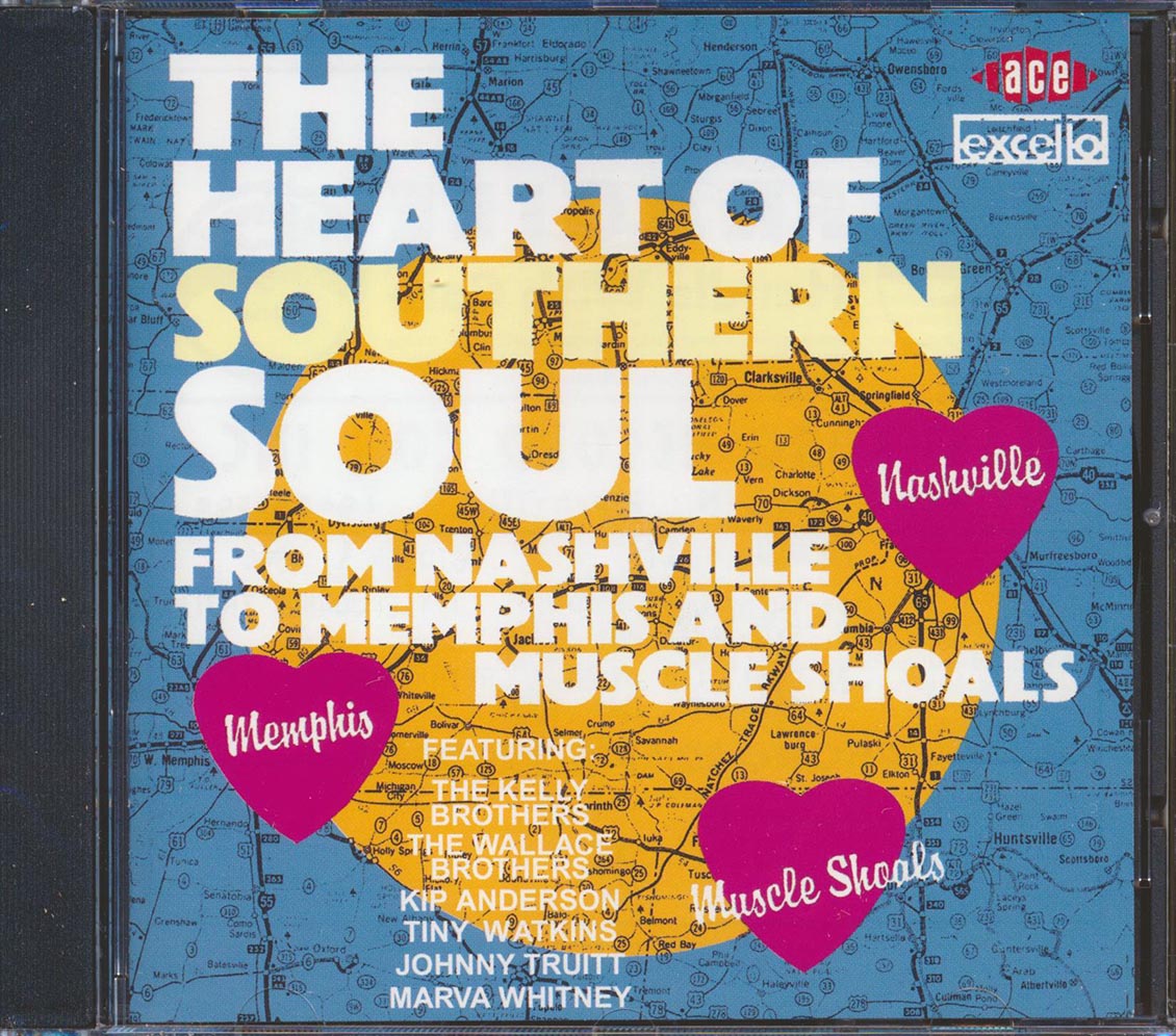 Various - The Heart Of Southern Soul: From Nashville To Memphis And Muscle Shoals (24 tracks) Music CD