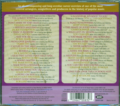 Various - The Jack Nitzsche Story: Hearing Is Believing 1962-1979 (26 tracks) Music CD