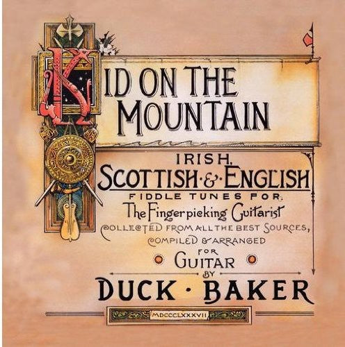 the album cover for Duck Baker - Kid on Mountain