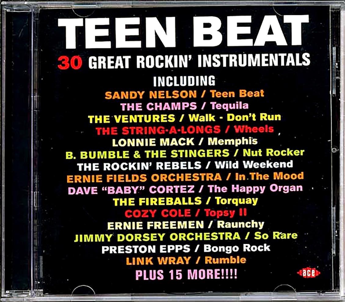 Various - Teen Beat: 30 Great Rockin Instrumentals (30 tracks) Music CD