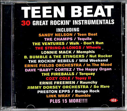 Various - Teen Beat: 30 Great Rockin Instrumentals (30 tracks) Music CD