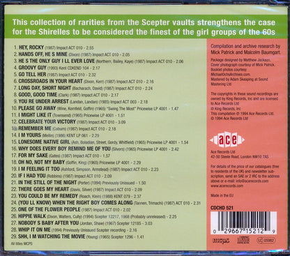 The Shirelles - Lost & Found: Rare & Previously Unissued (29 tracks) Music CD