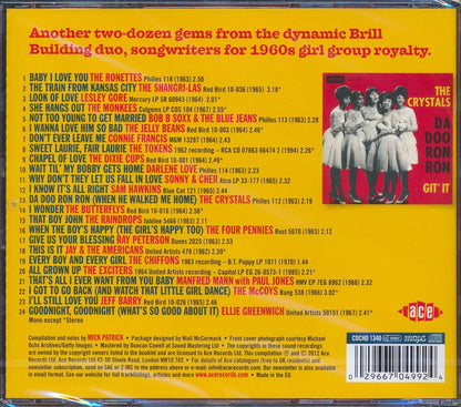 Various - Da Doo Ron Ron: More From The Ellie Greenwich & Jeff Barry Songbook (24 tracks) Music CD