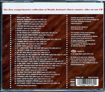 Wanda Jackson - The Vest Best Of The Country Years (30 tracks) Music CD