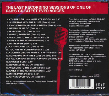 Little Willie John - Nineteen Sixty Six: The David Axelrod & HB Barnum Sessions (20 tracks) Music CD