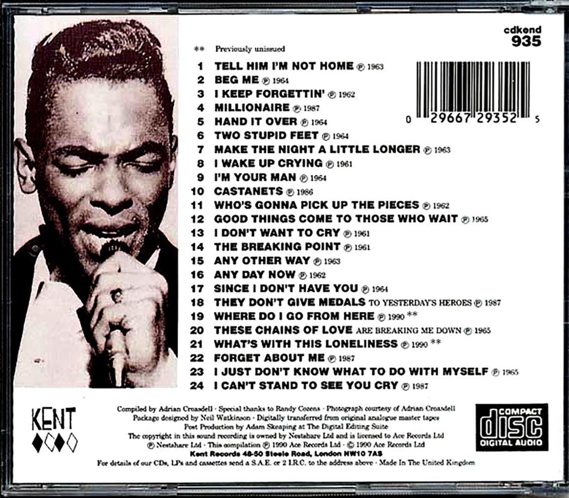 Chuck Jackson - Good Things (24 tracks) Music CD