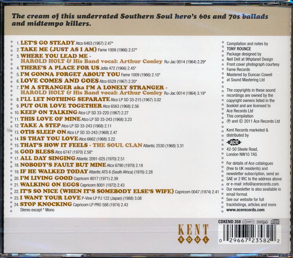 Arthur Conley - The Soul Of Arthur Conley: I'm Living Good 1964-1974 (24 tracks) Music CD