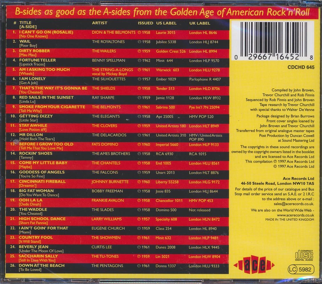 Various - Fabulous Flips Volume 3 (26 tracks) Music CD