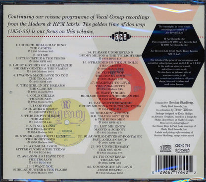 Various - Modern Records Vocal Groups Volume 4 (25 tracks) Music CD