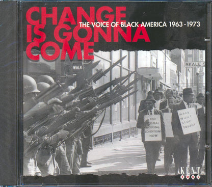 Various - Change Is Gonna Come: The Voice Of Black America 1963-1973 (23 tracks) Music CD