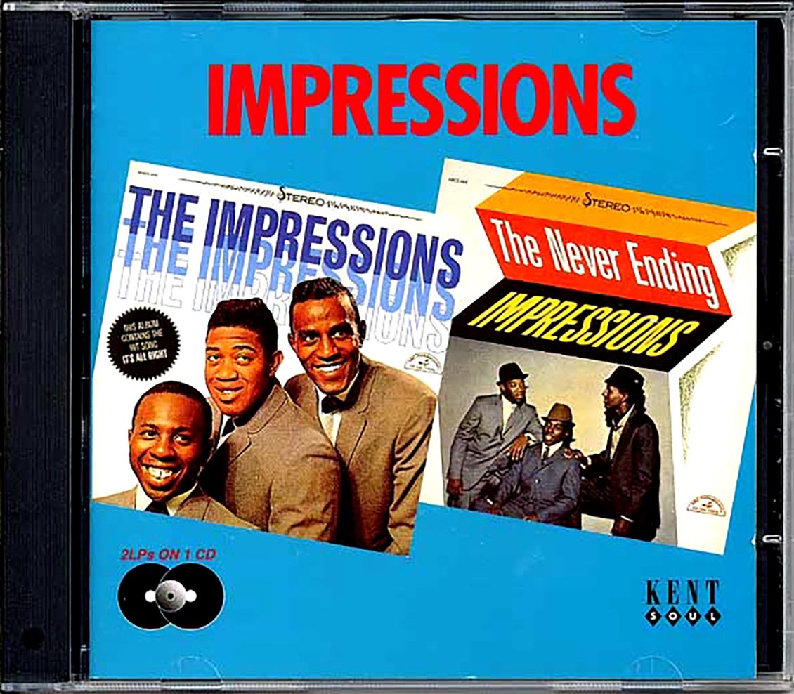 The Impressions - The Impressions + The Never Ending Impressions (24 tracks) Music CD