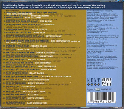 Various - Our Turn To Cry: 26 Breathtaking Atlantic Ballads (26 tracks) Music CD