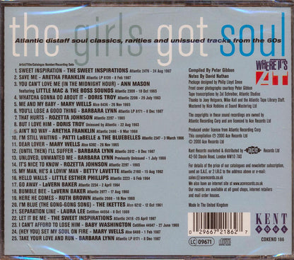 Various - The Girls Got Soul (25 tracks) Music CD