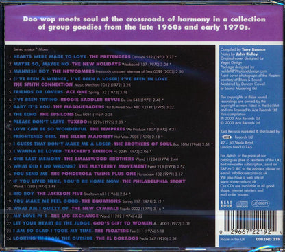 Various - In Perfect Harmony: Sweet Soul Groups 1968-1977 (24 tracks) Music CD