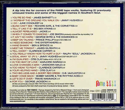 Various - Hall Of Fame: Rare And Unissued Gems From The Fame Vaults (24 tracks) Music CD