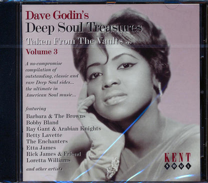 Various - Dave Godin's Deep Soul Treasures Volume 3 (25 tracks) Music CD