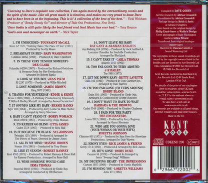 Various - Dave Godin's Deep Soul Treasures Volume 3 (25 tracks) Music CD