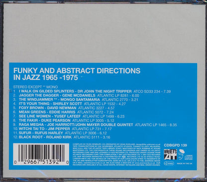 Various - Funky And Abstract Directions In Jazz: 1965-1975 Music CD