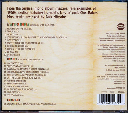 The Mariachi Brass - A Taste Of Tequila + Hats Off (23 tracks) Music CD
