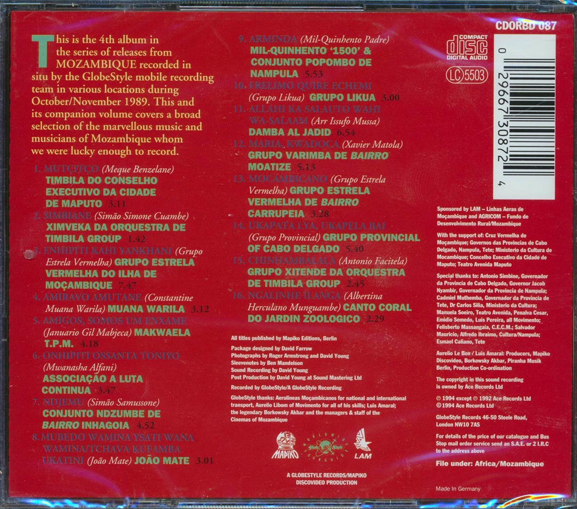 Various - Mozambique 2 Music CD