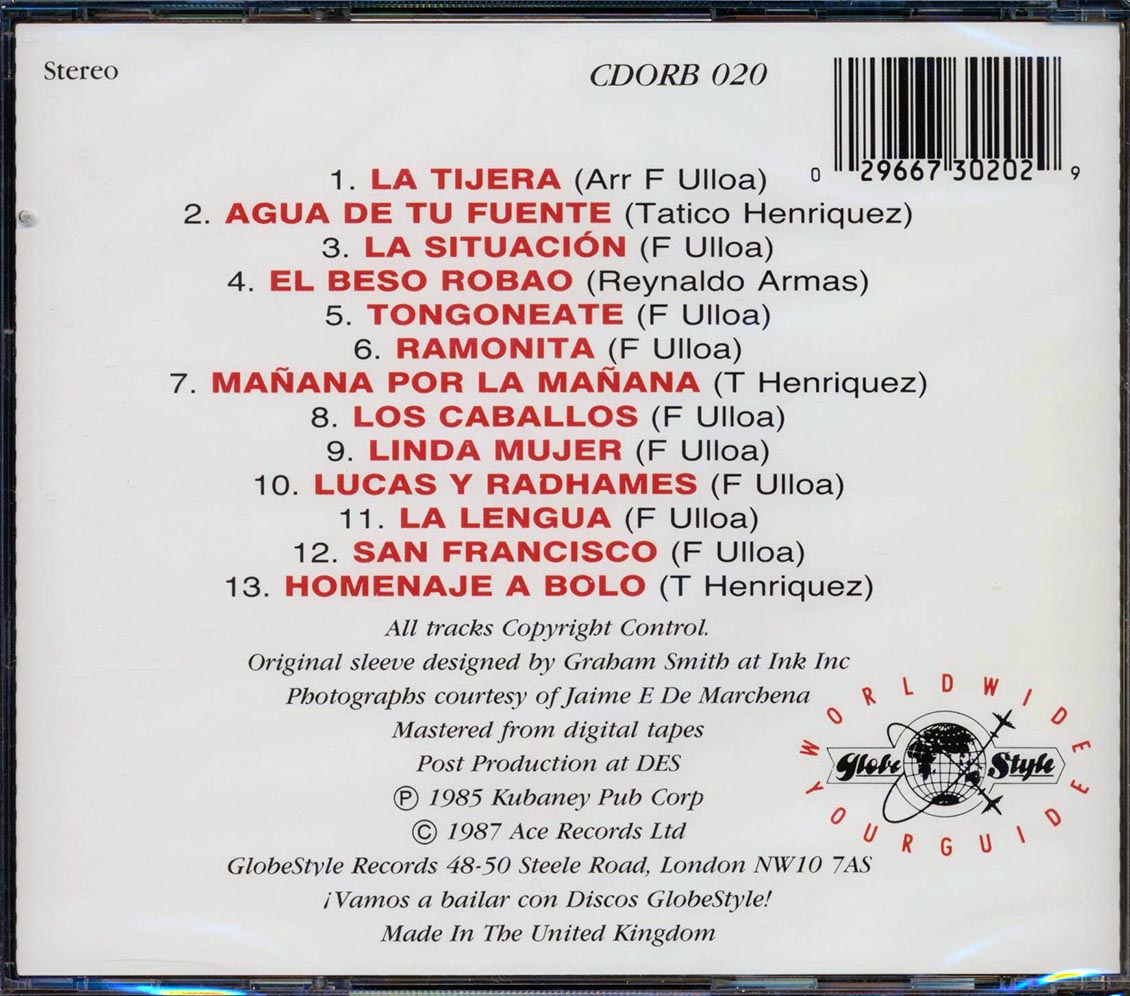 Francisco Ulloa - Imerengue: uptempo dance dynamite from the dominican republic Music CD