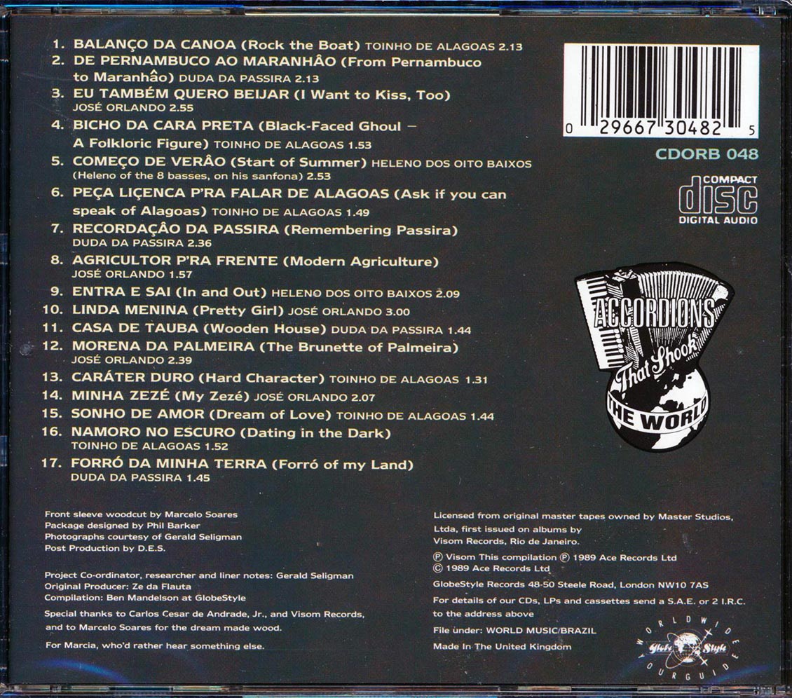 Various - Brazil Forro: Music For Maids And Taxi Drivers Music CD