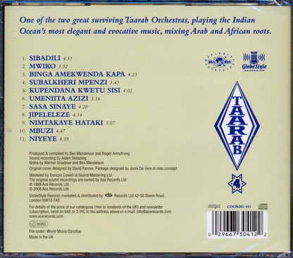 Various - Taarab 4: The Music Of Zanzibar Music CD
