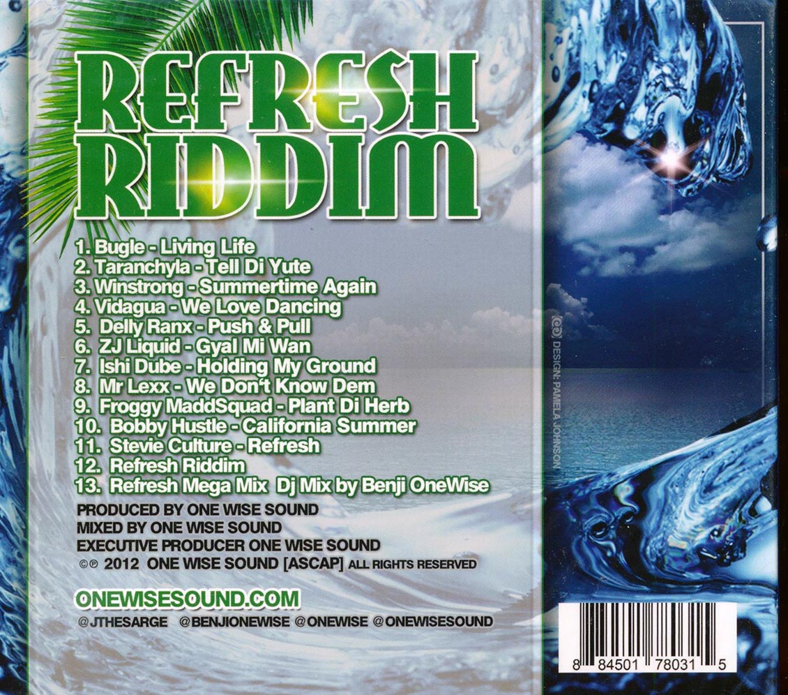 Lexxus, Bugle, Delly Ranks, Etc. - Refresh Riddim Music CD