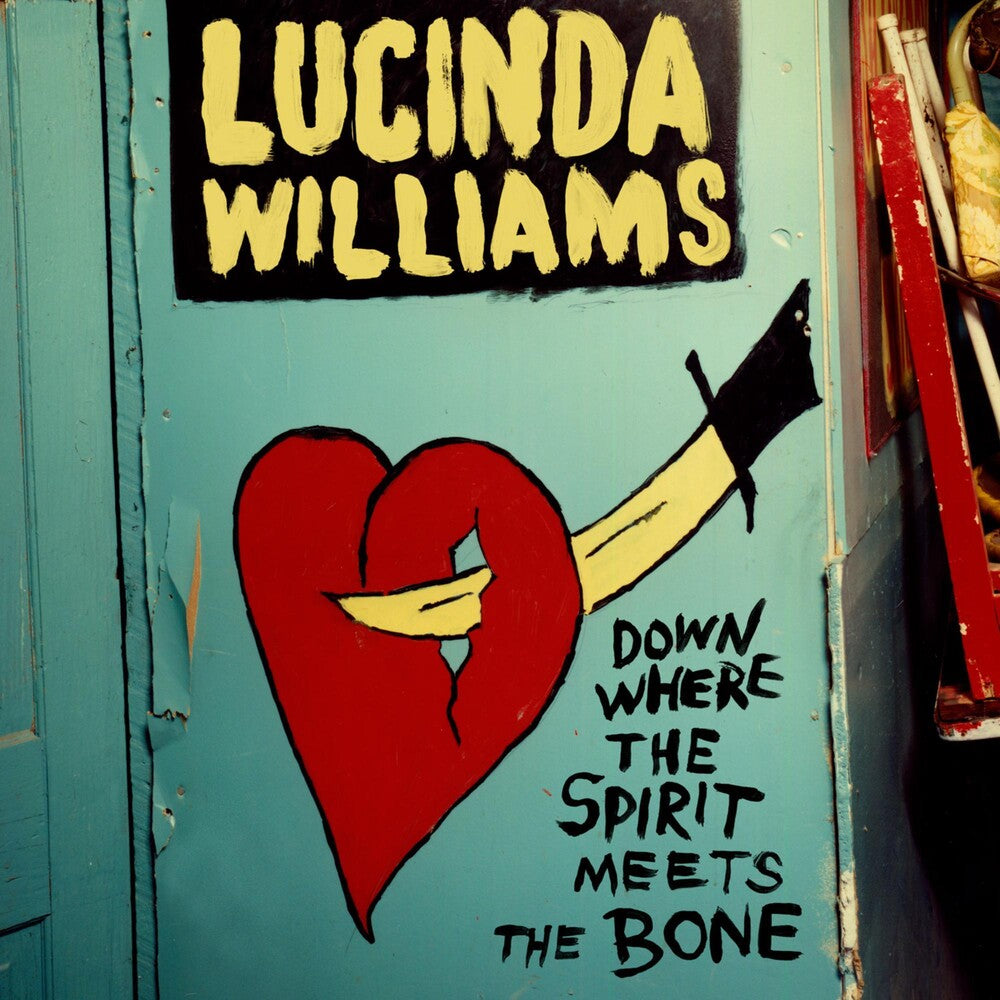 the album cover for Lucinda Williams - Down Where the Spirit Meets the Bone