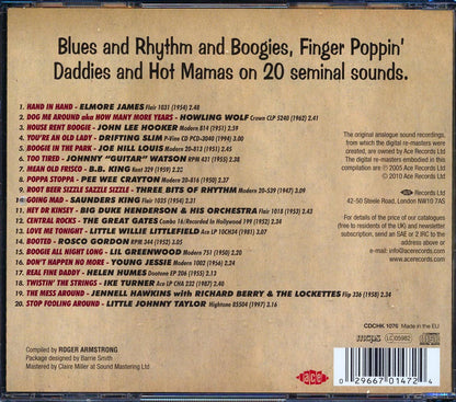 Various - Ace Records Sampler Volume 1: Blues And R & B (20 tracks) Music CD