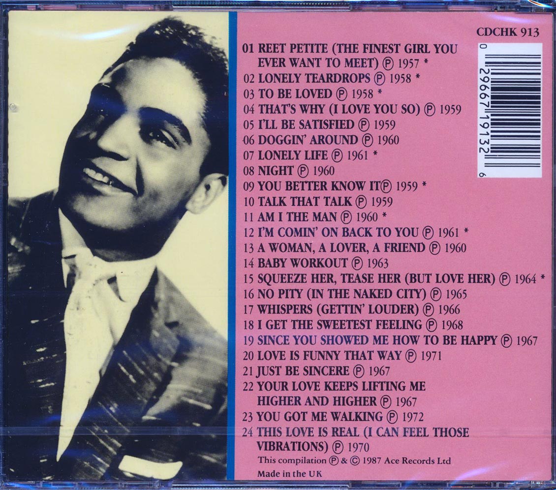 Jackie Wilson - Very Best Of Jackie Wilson (24 tracks) Music CD