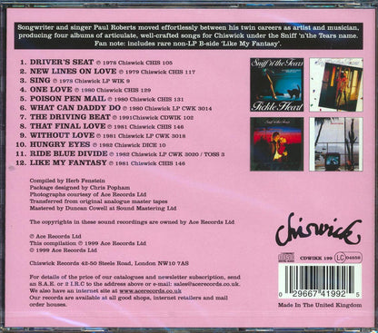 Sniff 'N' The Tears - Driver's Seat: The Best Of Sniff 'N' The Tears Music CD