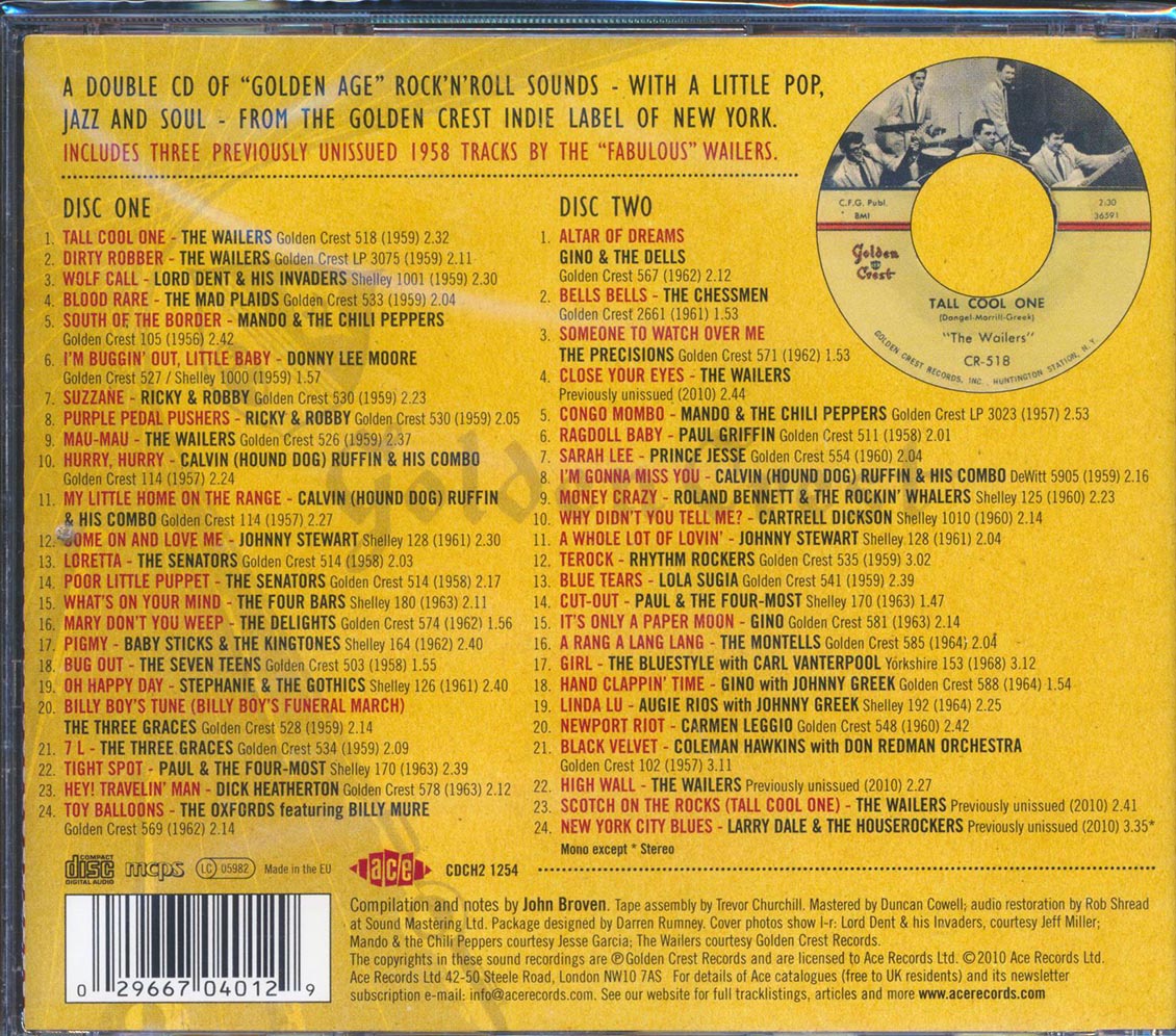 Various - Best Of Golden Crest (48 tracks) (2xCD) Music CD