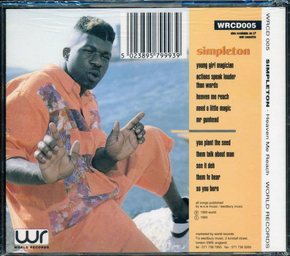 Simpleton - Heaven Me Reach Music CD