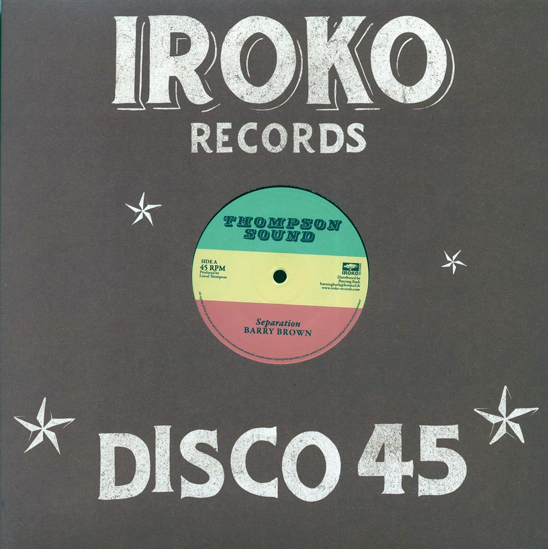 Barry Brown - Separation (Extended Mix)  /  Roots Radics - Scientist In Fine Style 12" Vinyl Record