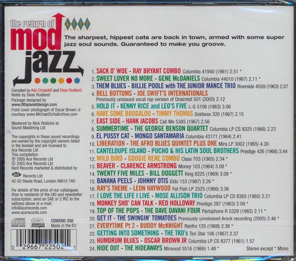 Various - The Return Of Mod Jazz (24 tracks) Music CD