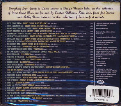 Various - Blues For Dootsie: The Blue & Dootone Sides (30 tracks) Music CD