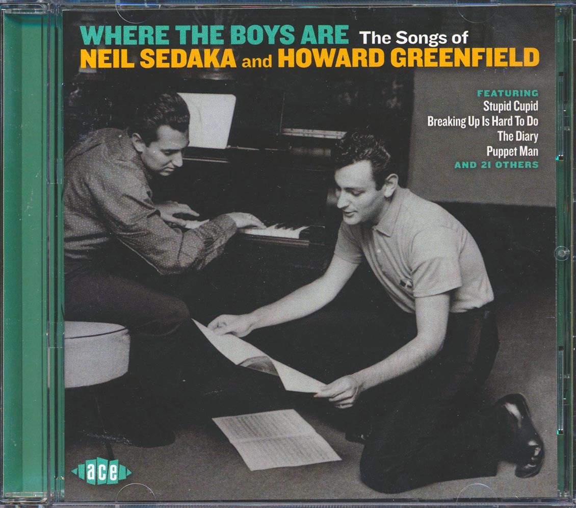 Various - Where The Boys Are: The Songs Of Neil Sedaka And Howard Greenfield (25 tracks) Music CD
