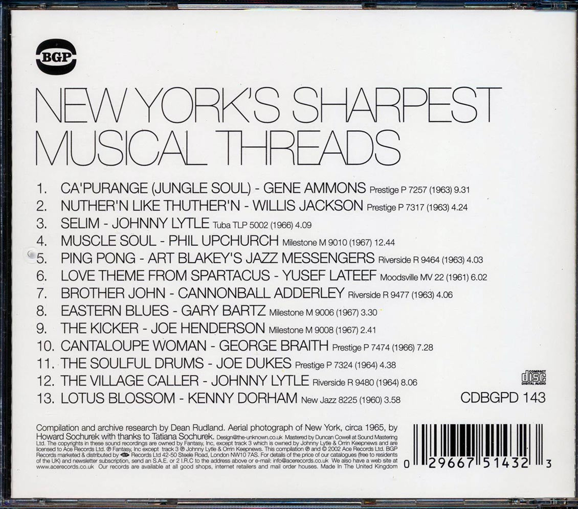 Various - Hip Walk: Jazz Undercurrents In 60s New York Music CD