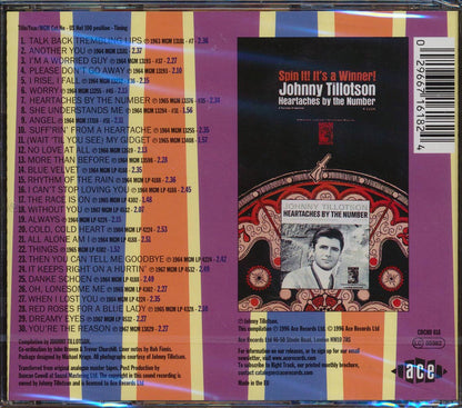 Johnny Tillotson - You're The Reason: The Best Of The MGM Years (30 tracks) Music CD