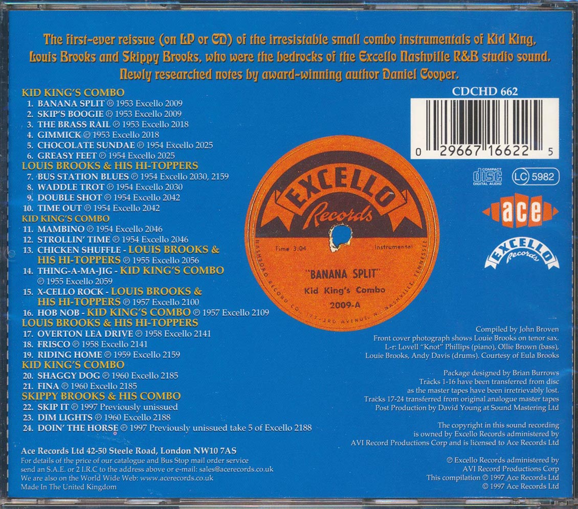 Various - Southern Rhythms (24 tracks) Music CD