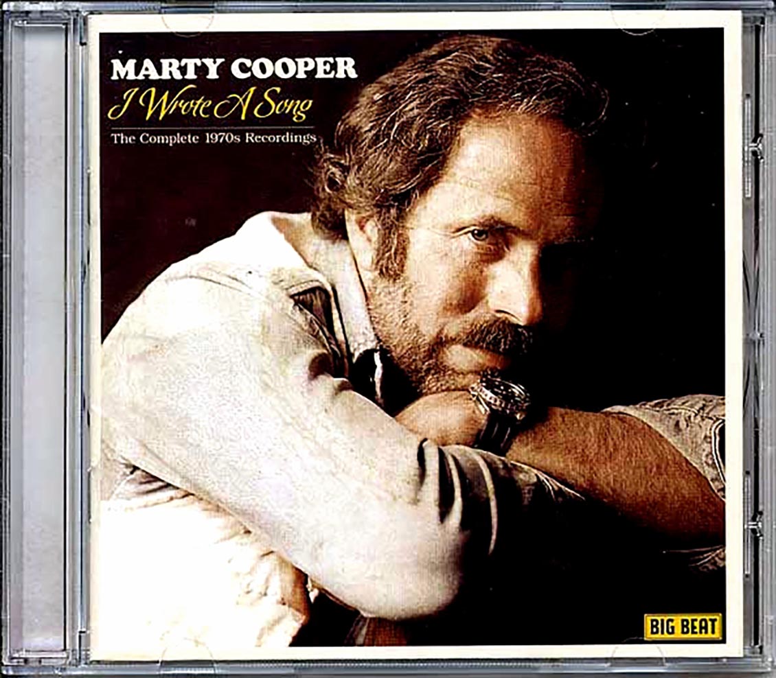 Marty Cooper - I Wrote A Song: The Complete 1970s Recordings (21 tracks) Music CD