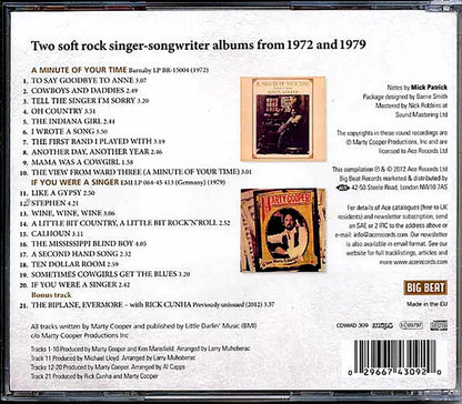 Marty Cooper - I Wrote A Song: The Complete 1970s Recordings (21 tracks) Music CD