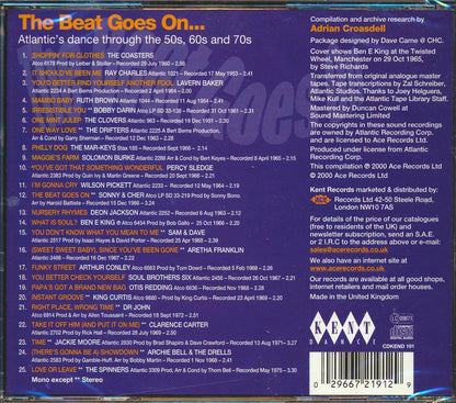 Various - The Beat Goes On: Atlantic's Dance Through The 50s, 60s And 70s (25 tracks) Music CD