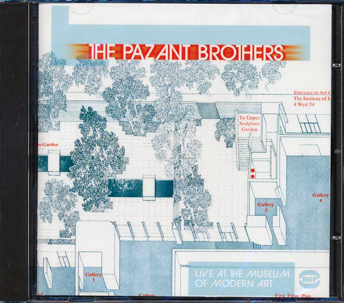 The Pazant Brothers - Live At The Museum Of Modern Art Music CD