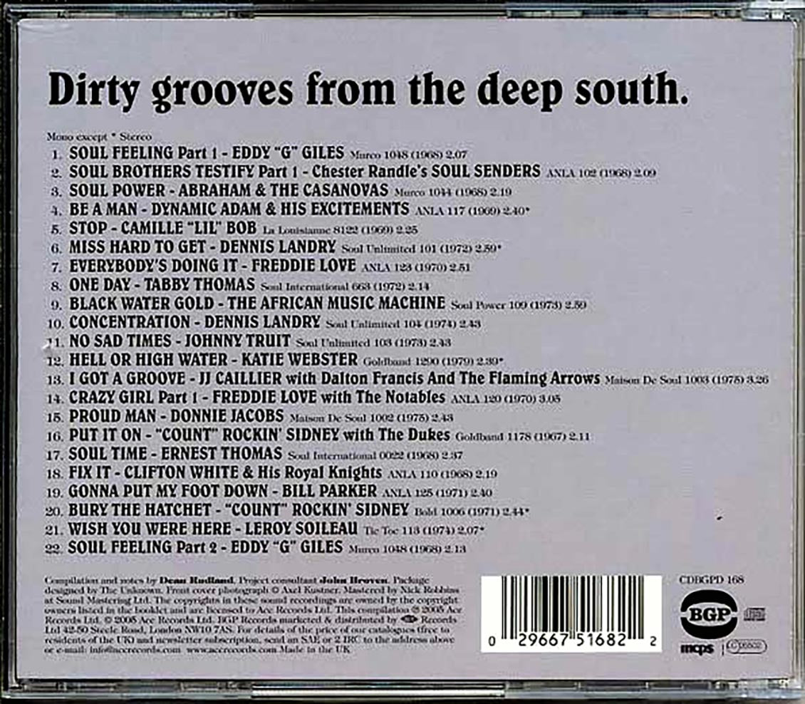 Various - Southern Funkin: Louisiana Funk And Soul 1967-1979 (22 tracks) Music CD