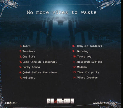 Fu Steps - No More Vibes To Waste Music CD