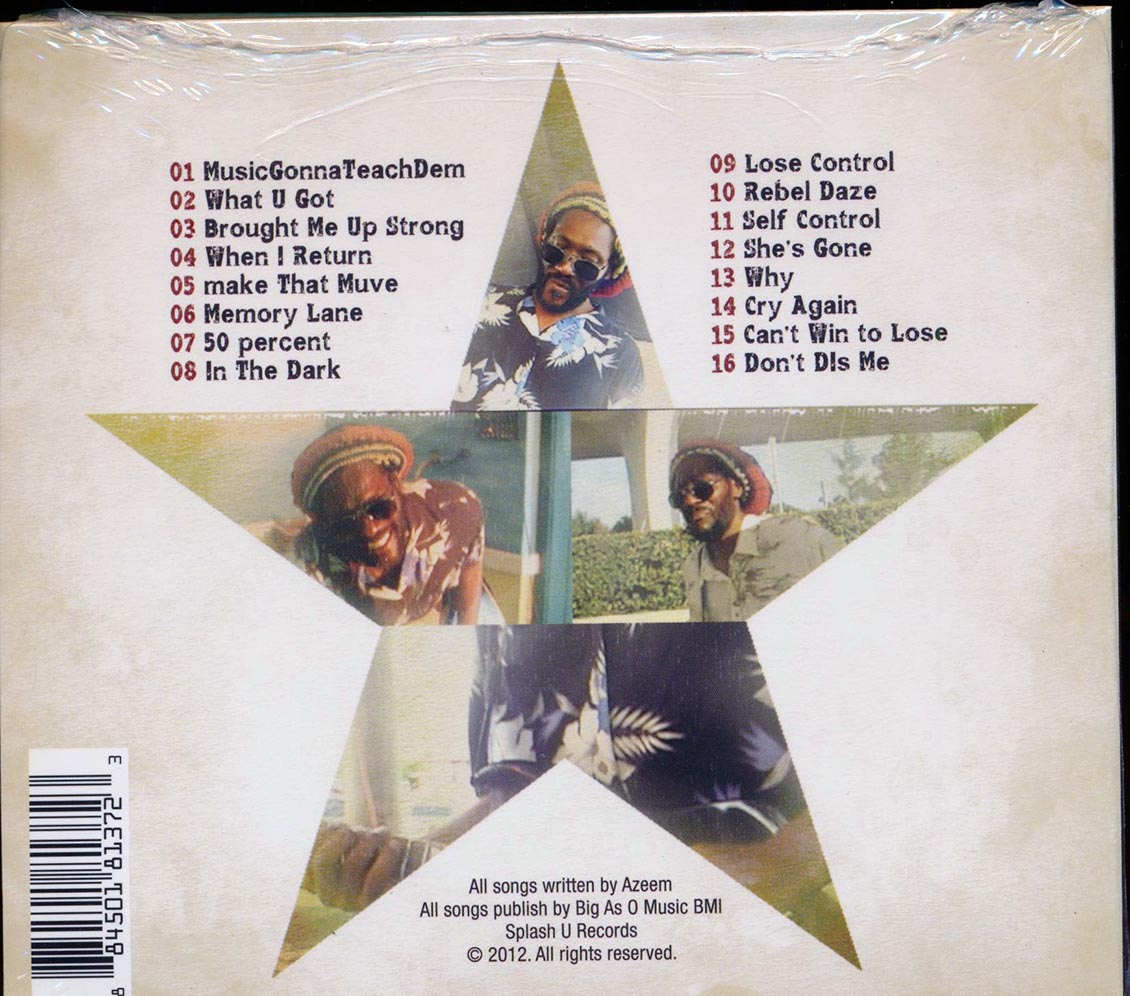 Azeem & The Chosen Ones - When Culture Present Intelligence Has No Precedence Music CD