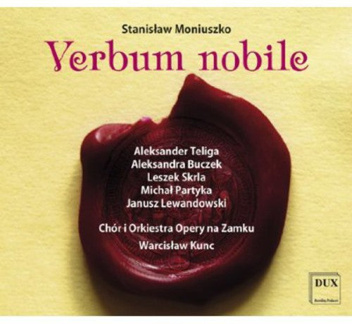Moniuszko / Kunc / Teliga - Verbum Nobile - Music CD