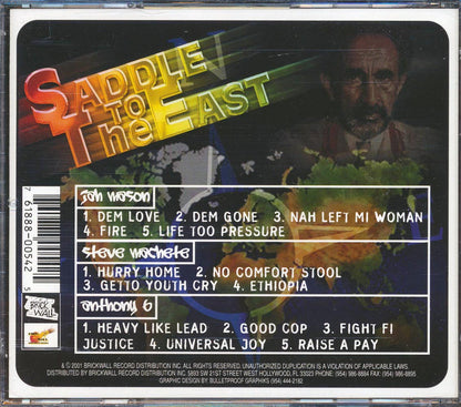 Jah Mason, Steve Machete, Anthony B - Saddle To The East Music CD
